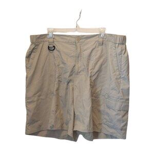 Columbia PFG Men's Size 42 100% Nylon Multi Pocket Hiking Outdoor Shorts Flawed